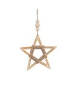 Rattan Straw Star 15cm