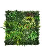 Plastic Foliage Tile - Green/White 1mtr x 1mtr