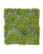 Plastic Hedge Tile - Green/White 1mtr x 1mtr