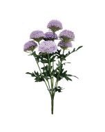 45cm Ball Chrysanthemum Bush Lilac