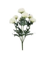 45cm Ball Chrysanthemum Bush Cream