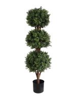 Boxwood Topiary Triple Ball U.V F.R - 145cm