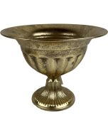 Sandringham Footed Bowl Gold 26 x 22.5cm