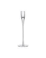 Glass Flute Candlestick 27cm