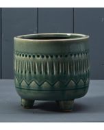 Green Ceramic Pot (14.5cm)