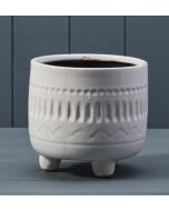 White Ceramic Pot (14.5cm)