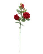 80cm Red Rosebud Stem