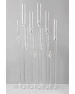 Rectangle Base Acrylic Candle Display 60 x 20 x 108cm