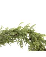 180cm Snowy Norfolk Pine Cascading Garland