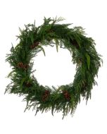 UV Deluxe Cedar Wreath 91cm