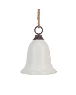 METAL Bell Hanger 20cm White