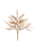 Sparkle Leaf Bush 41cm Gold