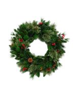 Fantastic Pine Wreath - Green (130 tips, 60cm diameter)