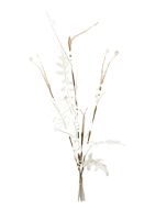 Artificial Dry Fern Bundle - White/Ivory 120cm