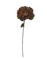 Dry Look Hydrangea - Burnt Orange (25cm diameter, 80cm long)