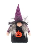 19cm Fabric Sitting Halloween Gonk Purple (N50651)