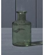 Vintage Green Glass Bottle (11.8cm)
