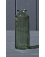 Vintage Green Glass Bottle (13.2cm)
