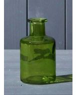 Emerald Green Glass Bottle (11.8cm)