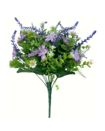 Daisy/Lavender Bush 36cm Purple/Fuchsia