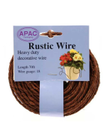 Rustic Wire Brown x 21 Meters