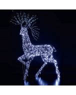 2 Meter White Highland Stag