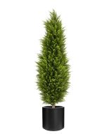 UV Cypress Tower 120cm In Stockholm Pot Black