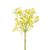 Gypsophilia Bouquet 29cm Yellow