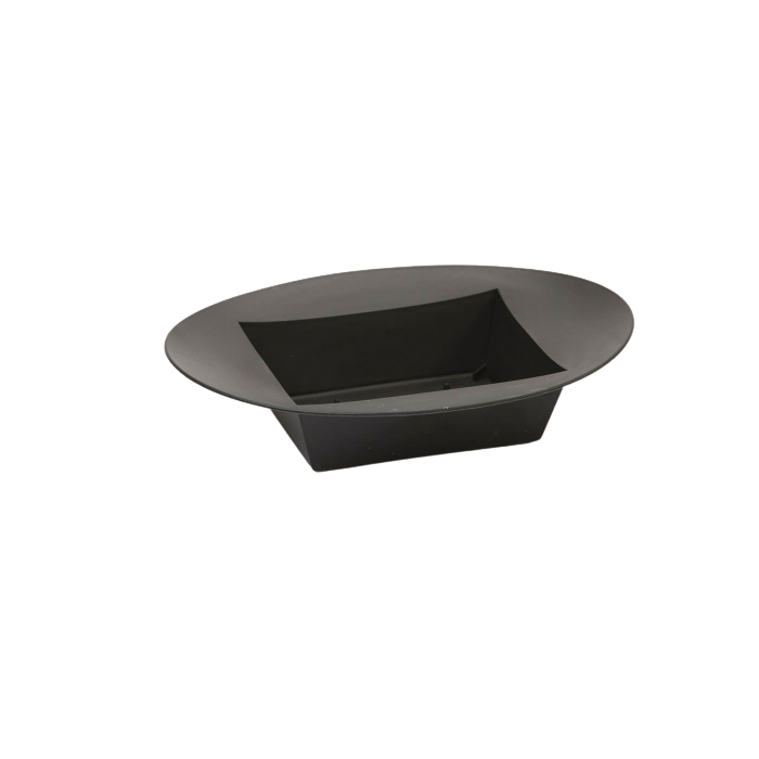 Oval Design Bowl Black