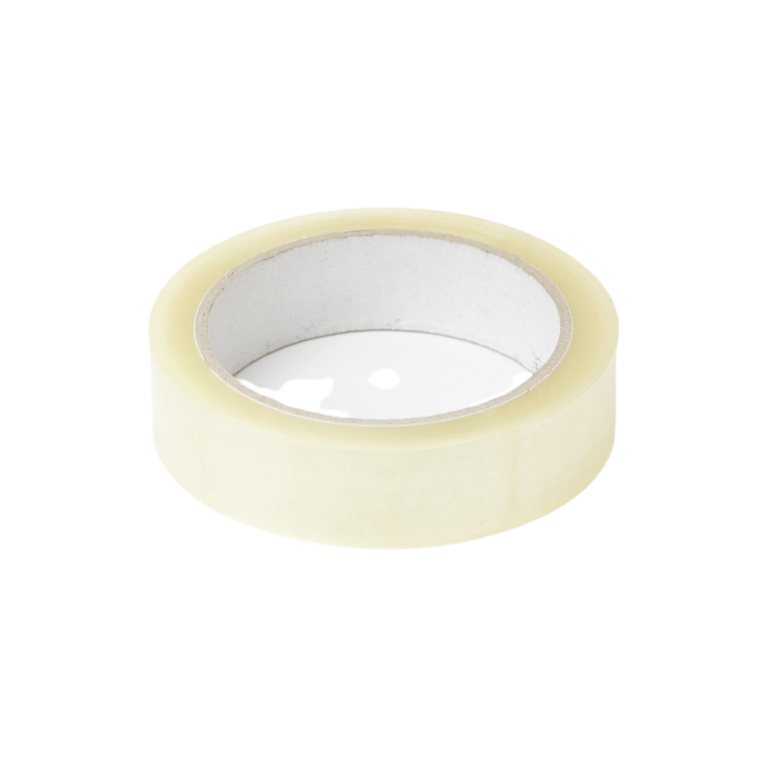 Clear Adhesive Tape 25mm x 6 Rolls