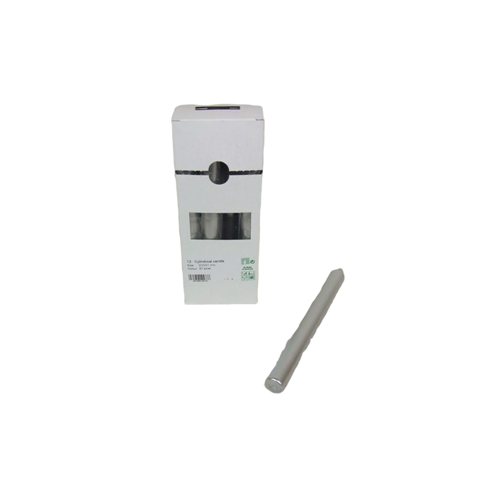 Dinner Candle 210/21 Silver x 12