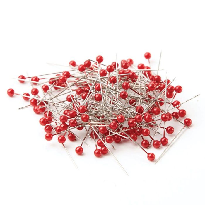 1.5" Pearl Pins x 144 Red
