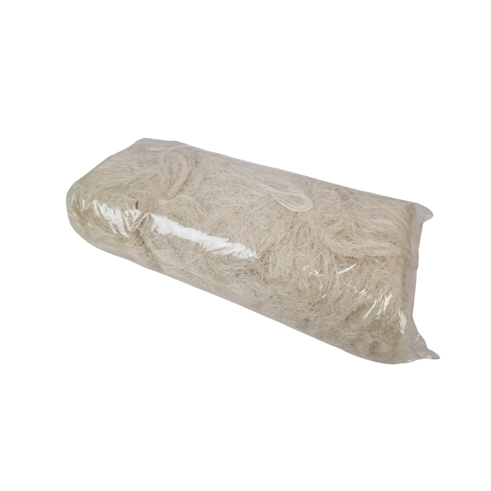 Sisal Bag 1/2kg Natural White