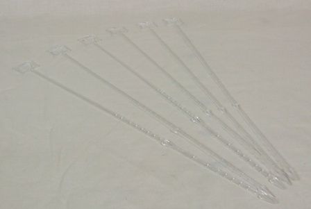 Clear Cardettes X 50 Extra Long 43cm