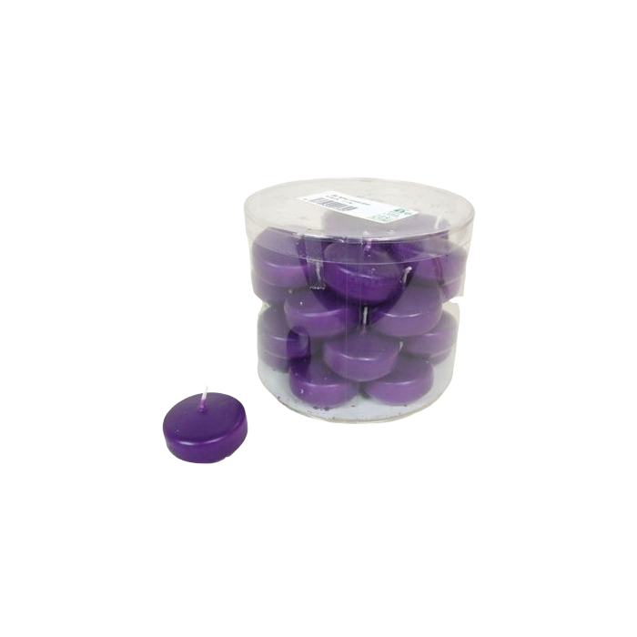 Floating Candle Small x 28 Dk Lilac