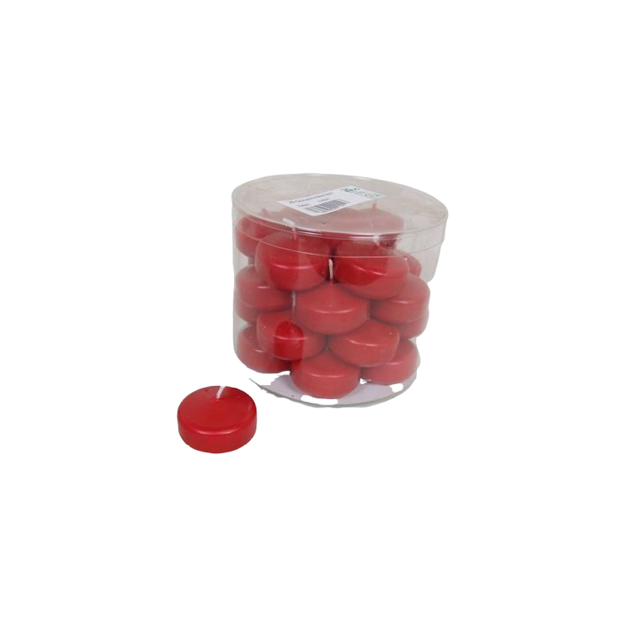 Floating Candle Small x 28 Rubin Red