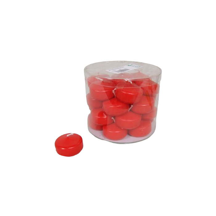 Floating Candle Small 25 Red x 28