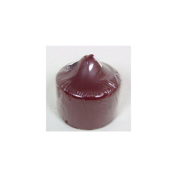 80/80 Chapel Candle Dark Red