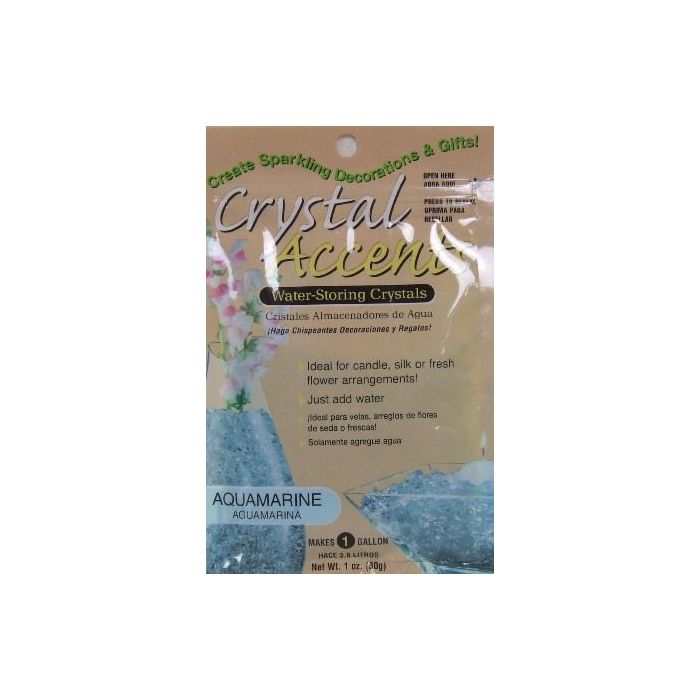 Crystal Accents -Aquamarine