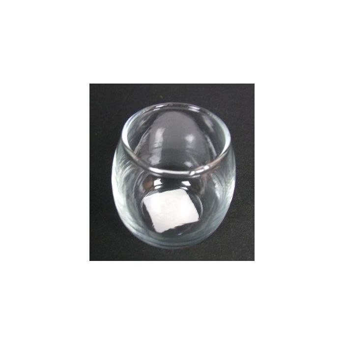 Rolypoly Votive 5oz Clear Glass