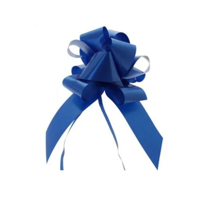 50mm Royal Blue Pull Bow's x 20