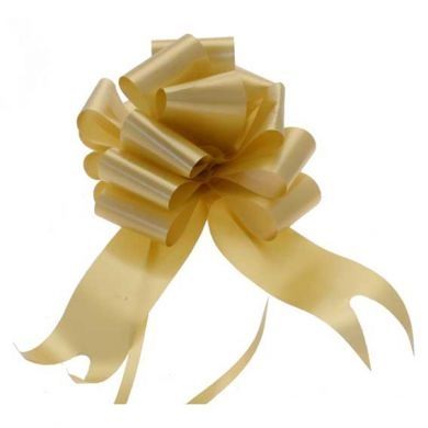 50mm Gold Pull Bows x 20 Pcs