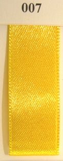 Double Face Satin 3.5mmx50Mtr Yellow