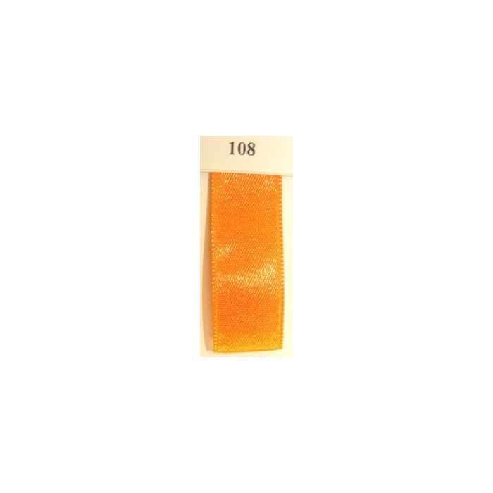 Double Face Satin 6.5mmx50Mtr Orange