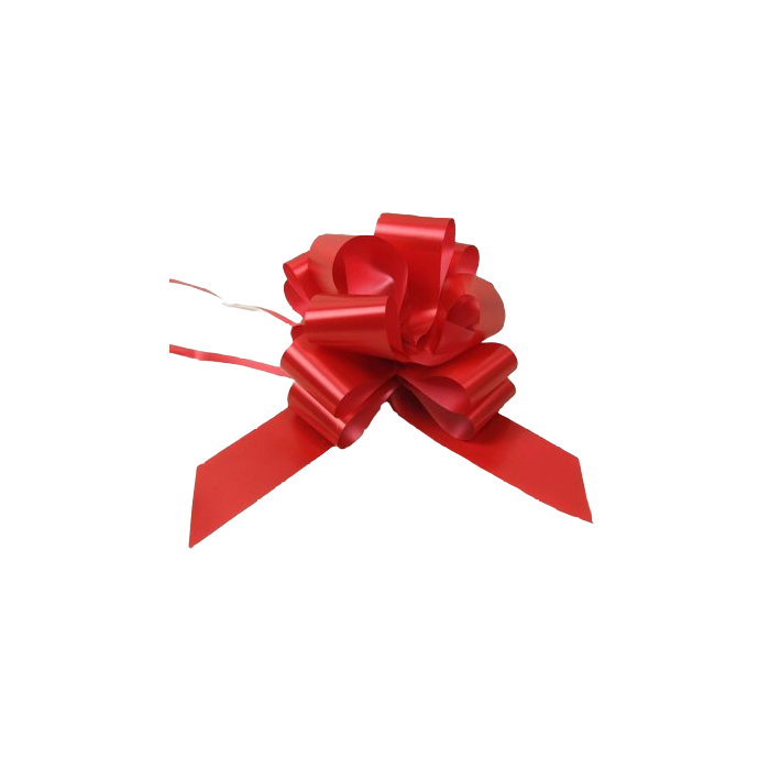 50mm Pull Bows Super Red x 20