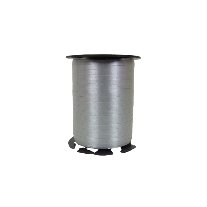 5mm x 250mtr Silver Curling Ribbon