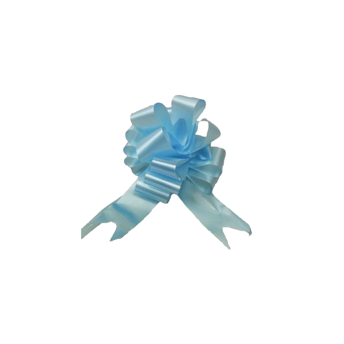 50mm Light Blue Pull Bows x 20pcs