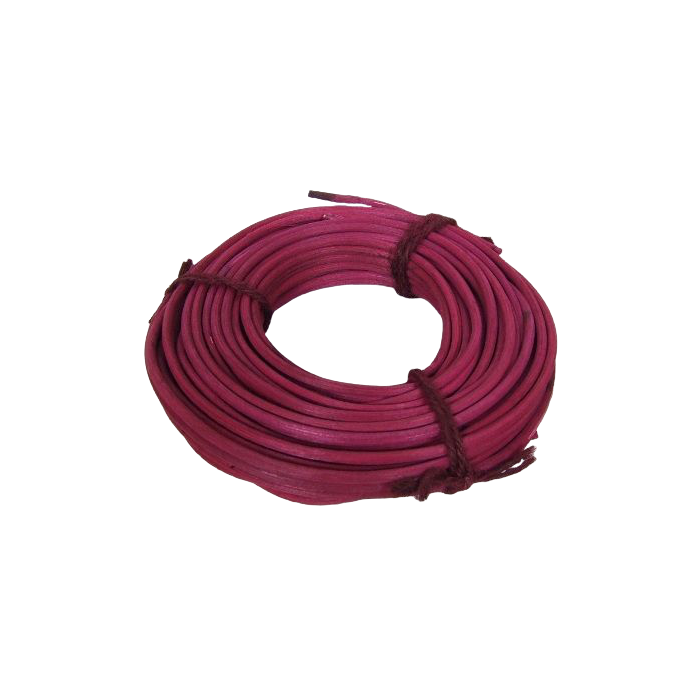 Rattan 6mm Round 250g Burgundy
