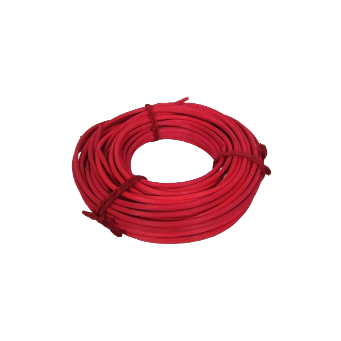 Rattan 6mm Round 250g Red