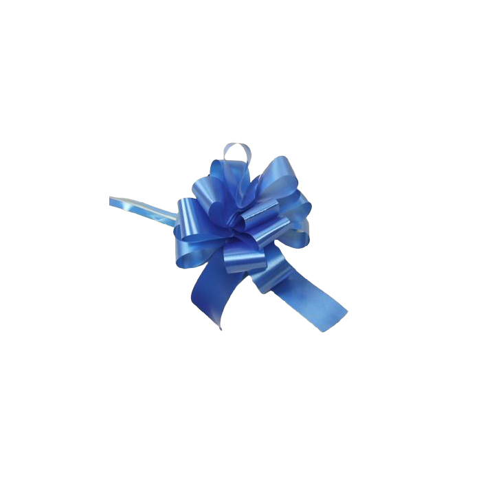 31mm Royal Blue Pull Bows x 30pcs